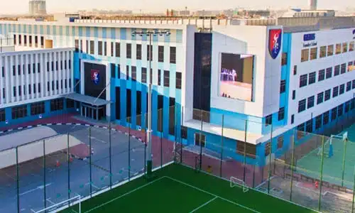 GEMS Metropole School in Al Waha, Dubai, provides a comprehensive British curriculum from foundation to secondary levels. Situated in the heart of Al Waha, it offers modern facilities, a wide spectrum of extracurricular activities, and a supportive community, emphasizing academic excellence and holistic growth in a vibrant educational setting.