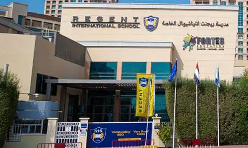 Regent International School in The Greens, Dubai, delivers an enriching international curriculum from early years to secondary levels. Set in The Greens community, it offers modern facilities, diverse extracurricular programs, and a nurturing environment, focusing on academic excellence and holistic growth in a vibrant educational setting.